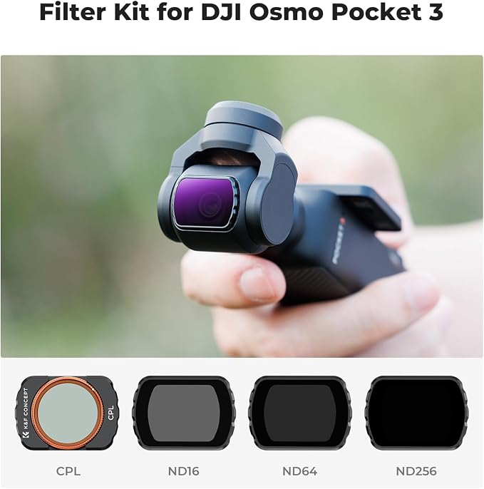 K&F CONCEPT Magnetic 4 Pack ND & CPL Filter Kit Compatible - Image 2