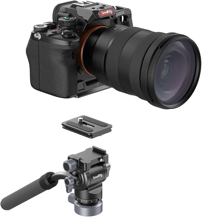 SmallRig CT190 Professional Video Tripod, Monopod Conversion, Video Tripod - Image 4