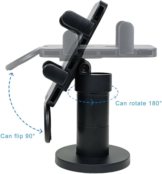 Pos Terminal Stand Adjustable Width 180° Rotation Abs Countertop Mount - Image 6