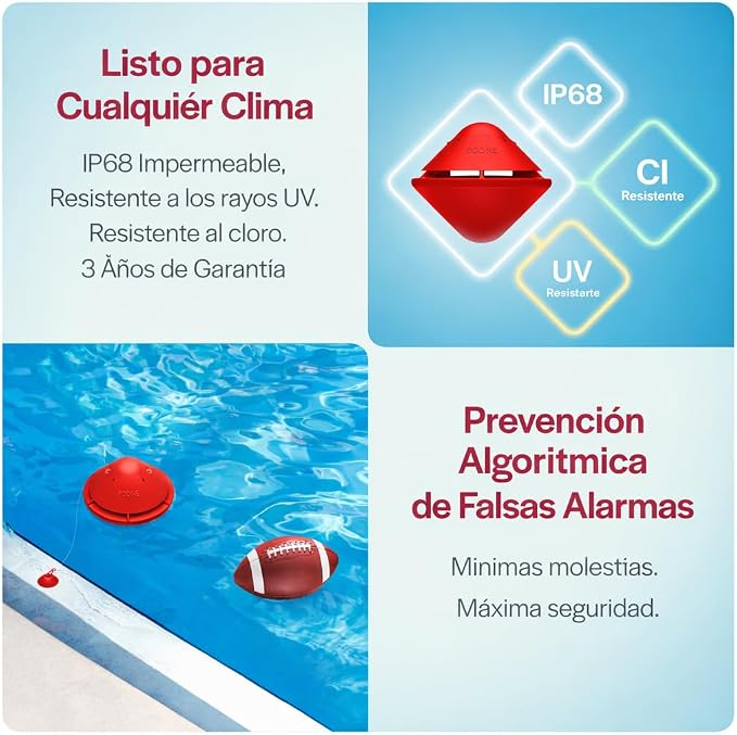BCONE® Pool Alarm by Lifebuoy® | ASTM F2208 Certified | Floating Safety Device - Image 5