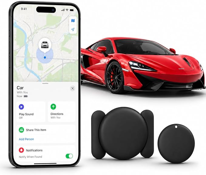 GPS Tracker for Vehicles, Magnetic Waterproof Car Tracker, No Monthly fees by SimpleConvenientEfficie