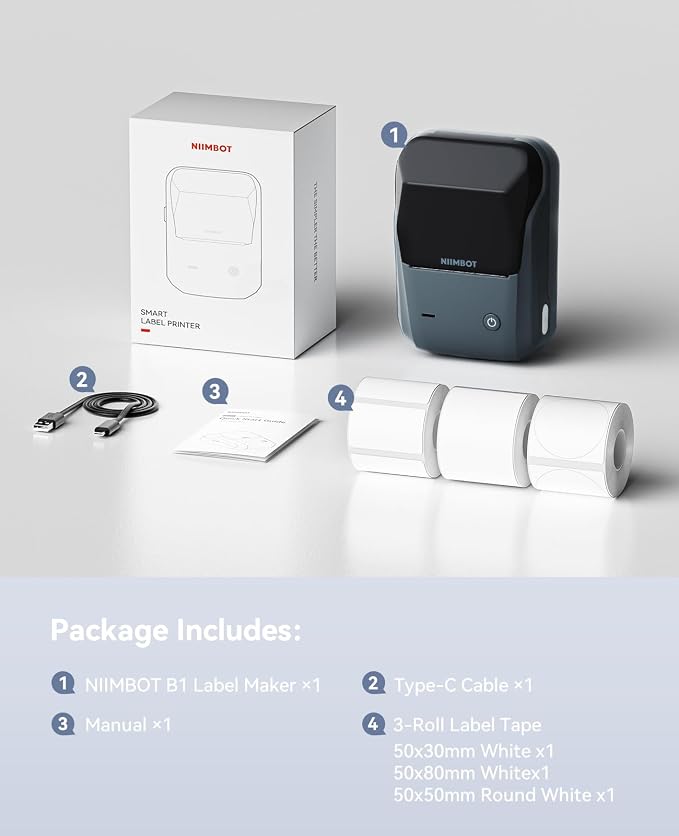 NIIMBOT B1 Label Maker Machine - Image 8