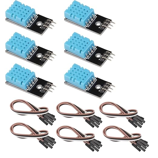 6PCS Digital DHT11 Temperature Humidity Sensor Module Temperature and Humidity by VKLSVAN