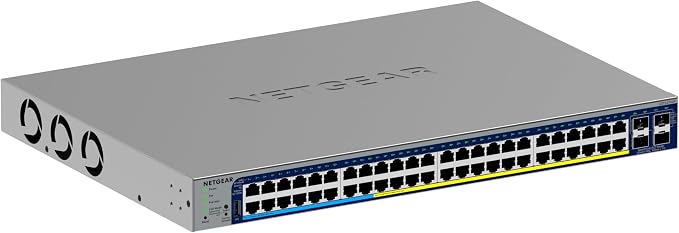 NETGEAR 52-Port Ultra60 PoE Gigabit Ethernet Smart Switch- Managed, by NETGEAR