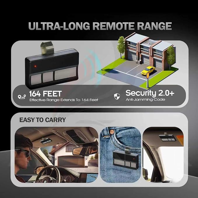 Avisontek 2-Pack for LiftMaster Chamberlain Craftsman Universal Garage Door - Image 6