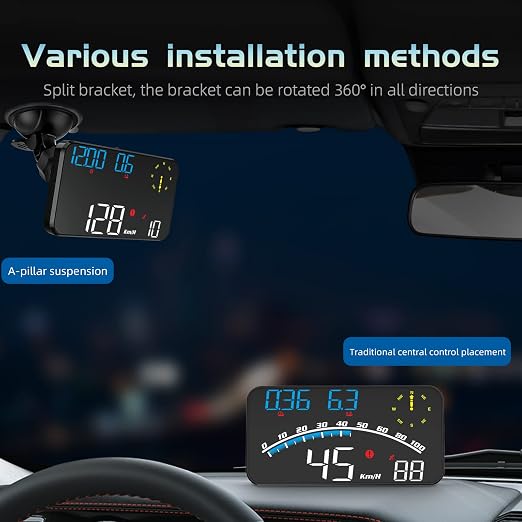 GPS Digital Speedometer with Compass, Driving Distance, Fatigue Driving Reminder - Image 6