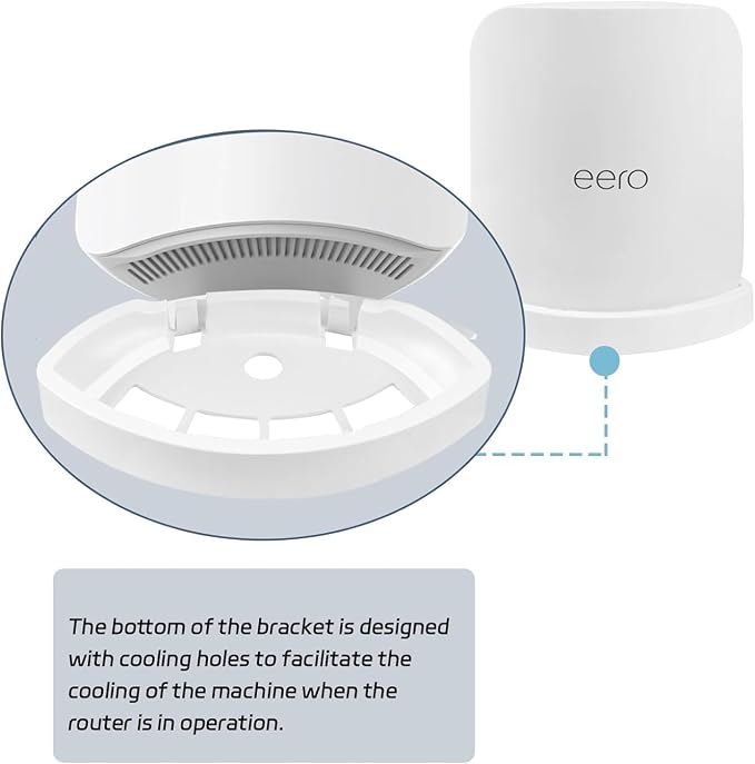 Huafly 2pcs Wall Mount Bracket for eero Max 7 WiFi, Effortless Installation No - Image 3