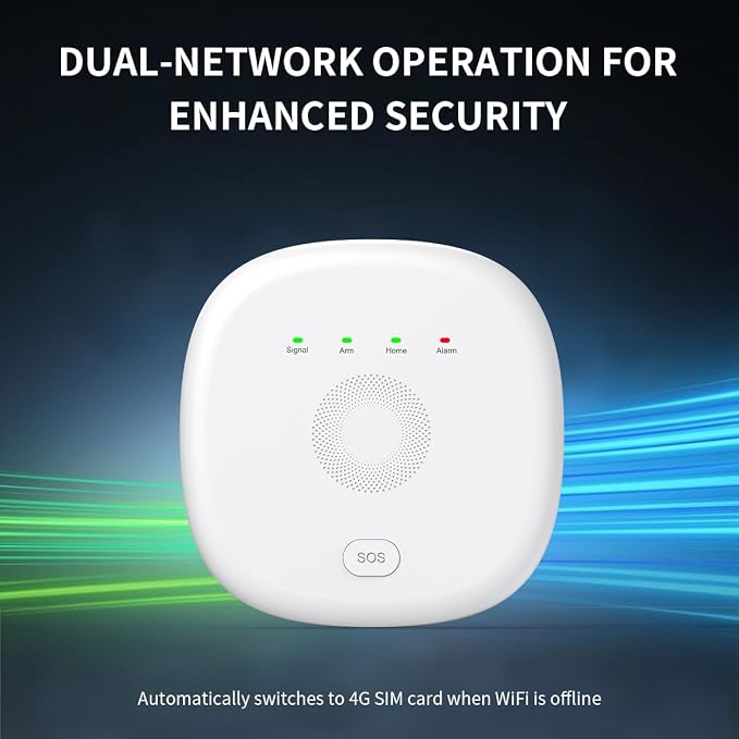 2026 Home Security System, 7-Piece Wireless Smart Alarm System Kit - Image 7
