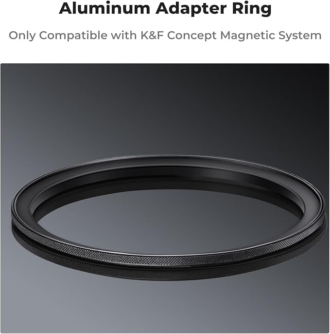 K&F CONCEPT 58-77mm Magnetic Filter Adapter Ring, - Image 4