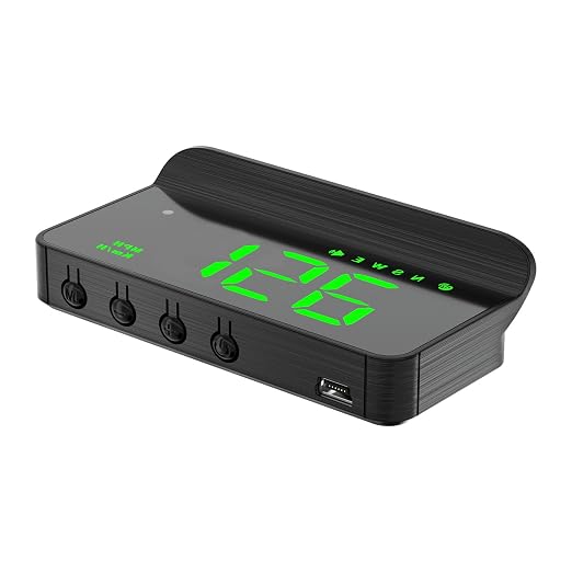 AZIJYV Heads Up Display for Cars, Windshield Speedometer Projector M1Green by AZIJYVHeadUpDisplay