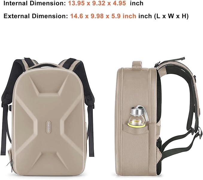 MOSISO Camera Backpack, DSLR/SLR/Mirrorless Photography Camera Bag Full Open - Image 7