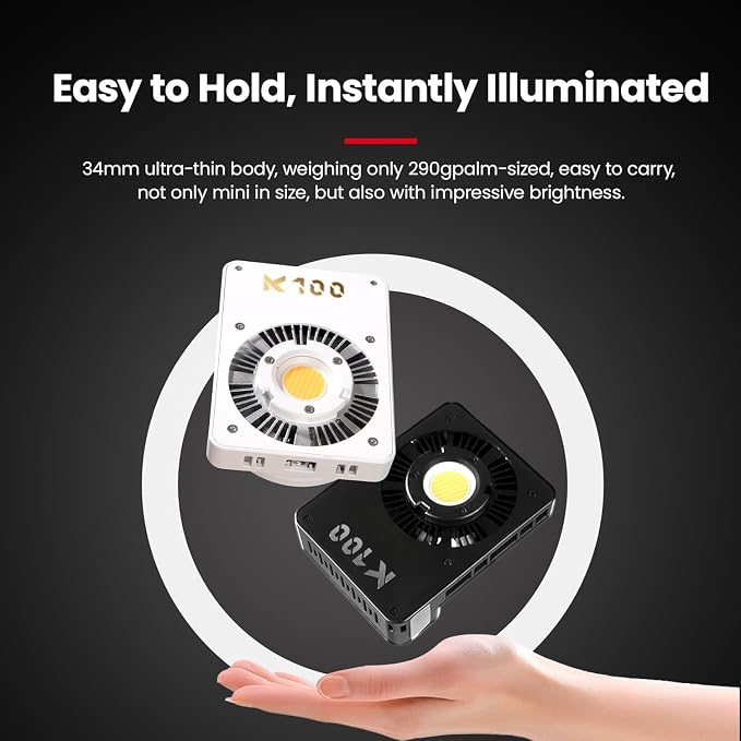 Walking Way Led 100W Video Camera Light Kit, 2800K-6800K Bi-Color Continuous - Image 4