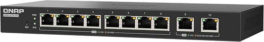 QNAP 10-Port Multi-Gigabit Lite-Managed Network Switch, 2 x 10GbE Base-T & 8 x by QNAP