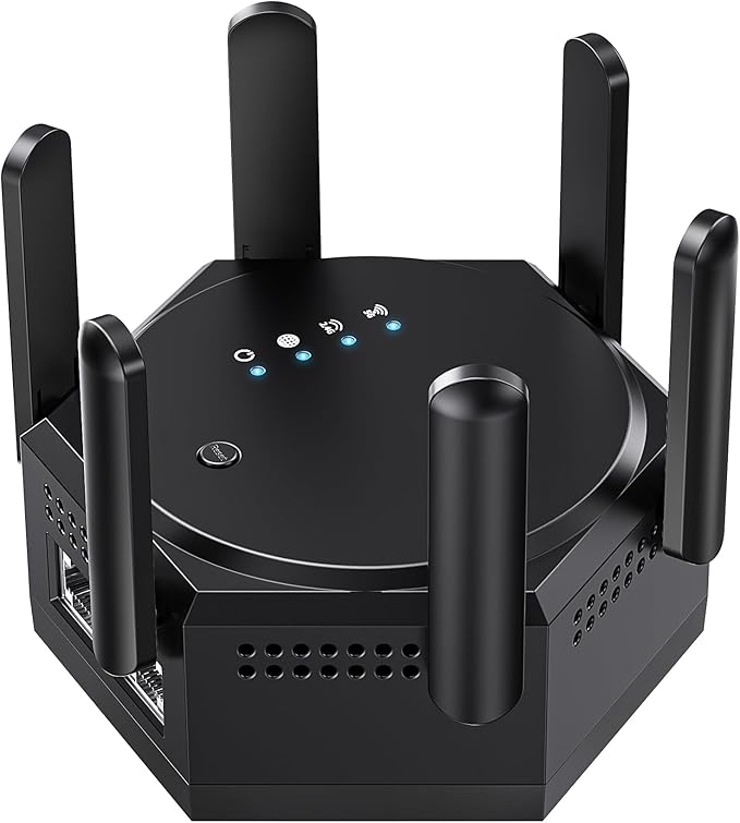 12880 Sq.Ft WiFi Extender Signal Booster, 1200Mbps Dual Band 5GHz/2.4GHz WiFi by Unknown