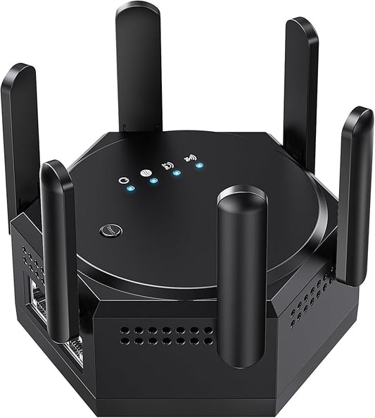 12880 Sq.Ft WiFi Extender Signal Booster, 1200Mbps Dual Band 5GHz/2.4GHz WiFi by Unknown