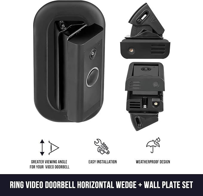 Wasserstein Horizontal Adjustable Angle Mount & Wall Plate - Image 2