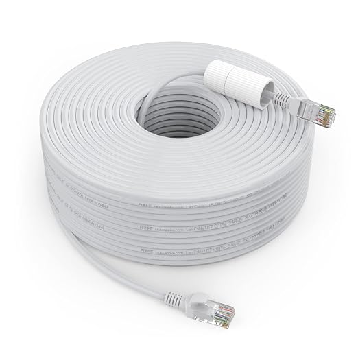 ANNKE 100 FT Cat5e Internet High-Speed Network Cable, RJ45 LAN Cable, PoE by ANNKE