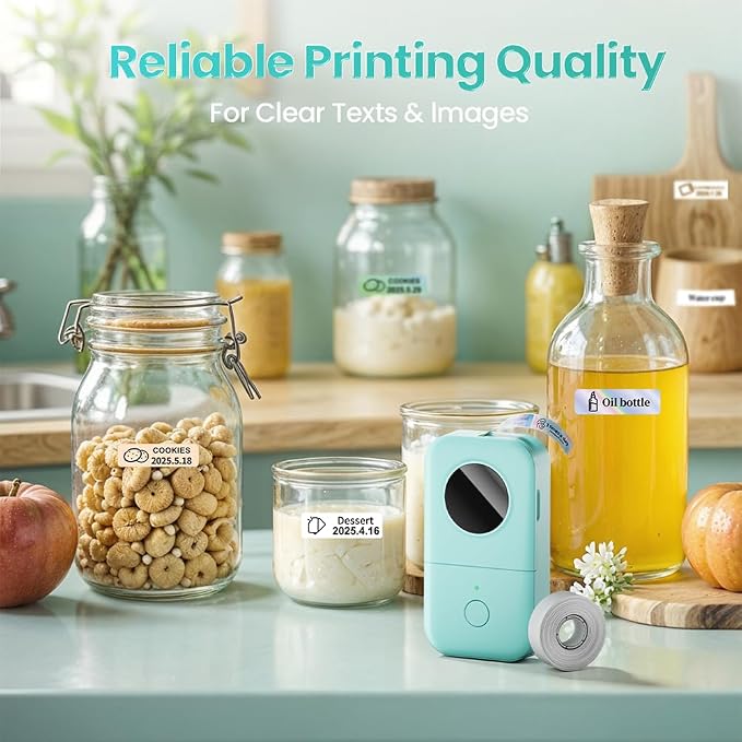 Phomemo Label Maker, D30 Portable Bluetooth Label Maker Machine - Image 5