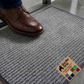 GORILLA GRIP Traffic Guard Indoor Outdoor Heavy Duty Door Mat 29x17 Lt Gray by GorillaGrip