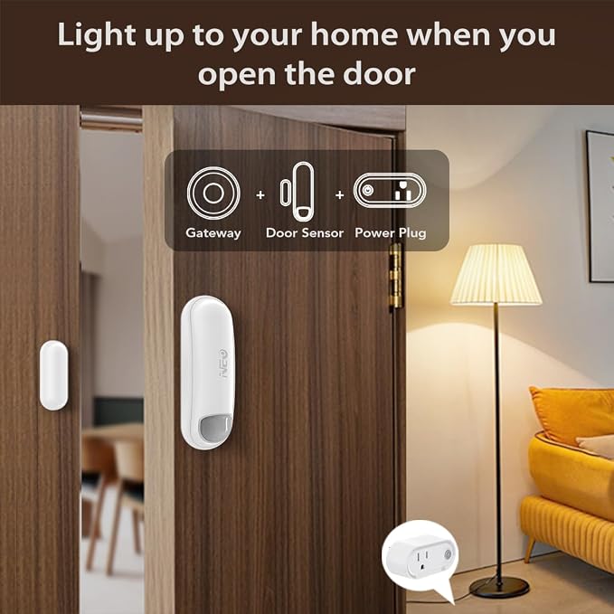 Zigbee Contact Sensor for Door and Window, Zigbee Door Sensor Compatible - Image 6