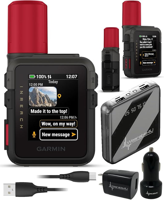 Garmin inReach Mini 3 Plus Rugged Global Satellite Communicator, Touchscreen by Wearable4U