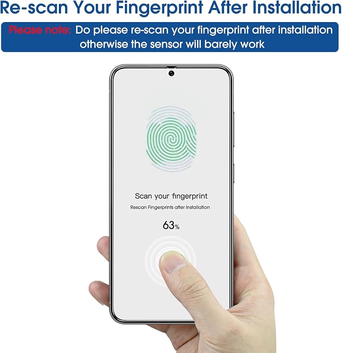 amFilm Auto-Alignment OneTouch for Samsung Galaxy S24 6.2" Screen Protector + - Image 5