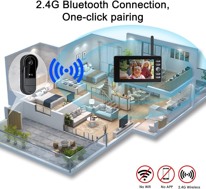 TKMARS Doorbell Camera Wireless No Subscription - Image 7