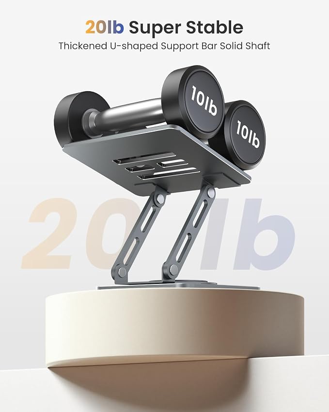 LOXP Metal Tablet Stand, 360 Rotating iPad Stand - Image 7