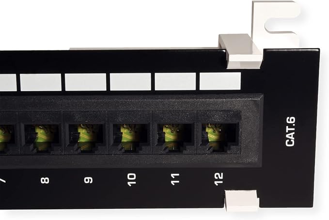TRENDnet 12-Port Cat6 Unshielded Patch Panel, Wall Mount, Included 89D Bracket - Image 7
