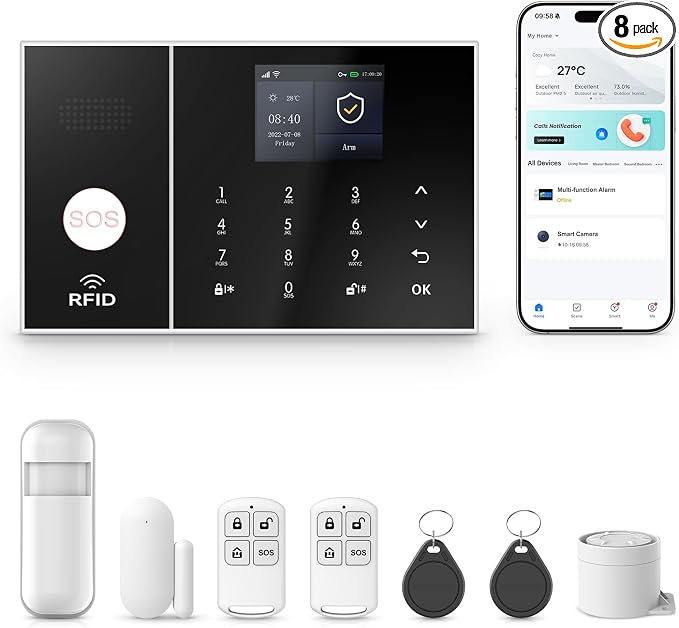Security Systems for House, Wireless Alarm System by PGST