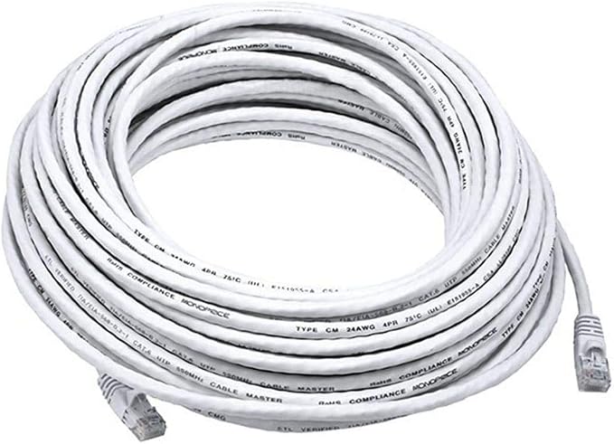 Monoprice 75FT 24AWG Cat6 550MHz UTP Ethernet Bare Copper Network Cable by Monoprice