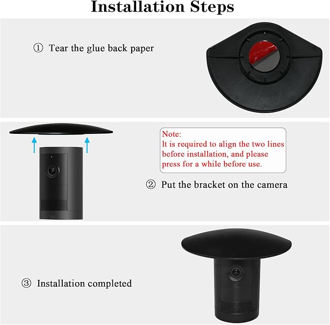 Sun Rain Shade Camera Cover Compatible - Image 4