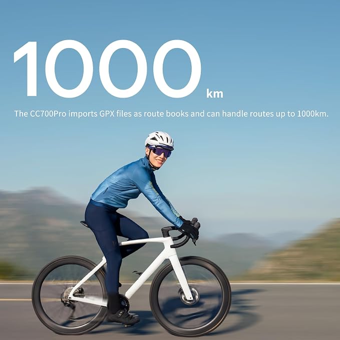 GEOID CC700 Pro 2.8" Color Touchscreen GPS Bike/Cycling Computer, Map Navigation - Image 8