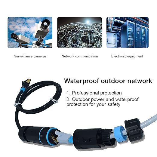 10 PCS IP68 Waterproof RJ45 Coupler, Shielded Pure Copper Ethernet Coupler - Image 6