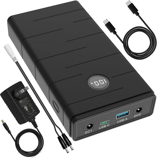 Talentcell 12V 7000mAh Lithium ion Battery Pack, PD 45W USB-C Portable Power by TalentCell