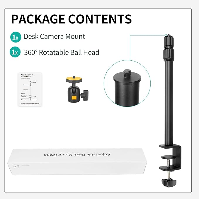 Camera Desk Mount Table Stand - Image 9