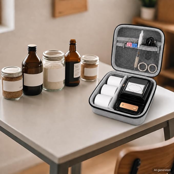 ALKOO Case Compatible with NIIMBOT B21 / Pro / B1 Label Maker Wireless Thermal - Image 8