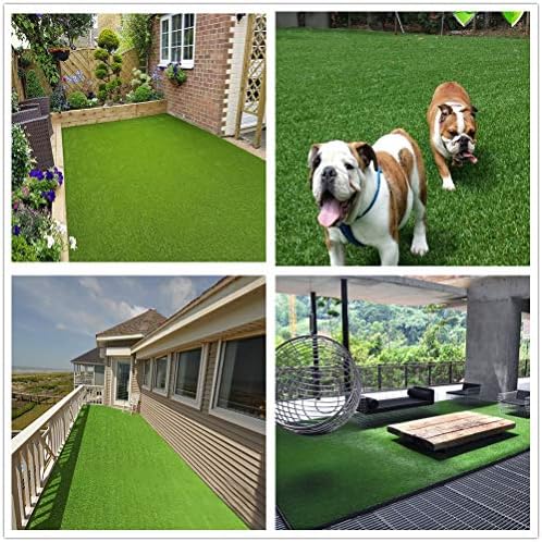 Deluxe Realistic Artificial Grass Turf 10FTX30FT, 1.37" Thick 70 oz Face Weight - Image 6