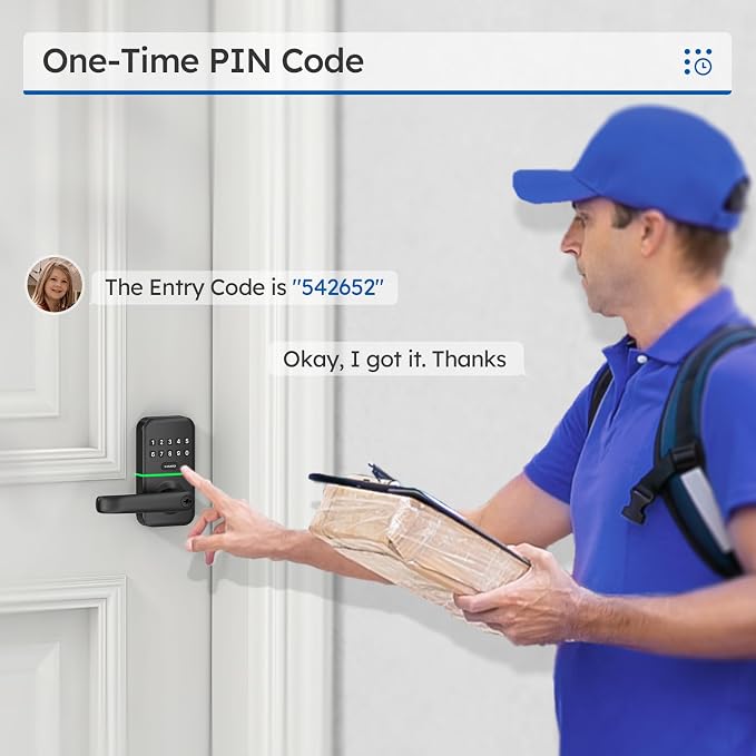 Smart Door Handle Lock with Keypad: Kucacci Keyless Entry Digital Knob - Image 5
