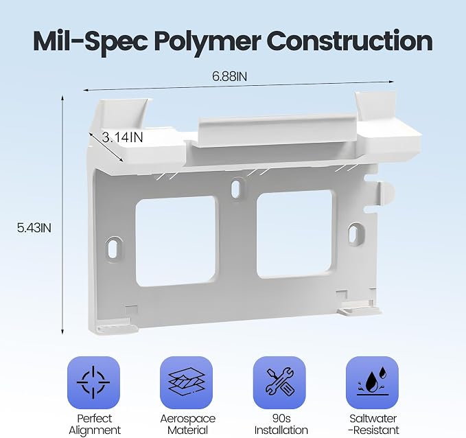 Starlink Gen 3 Mount, All-in-One Router & Power Hub Mounting Kit - Image 4