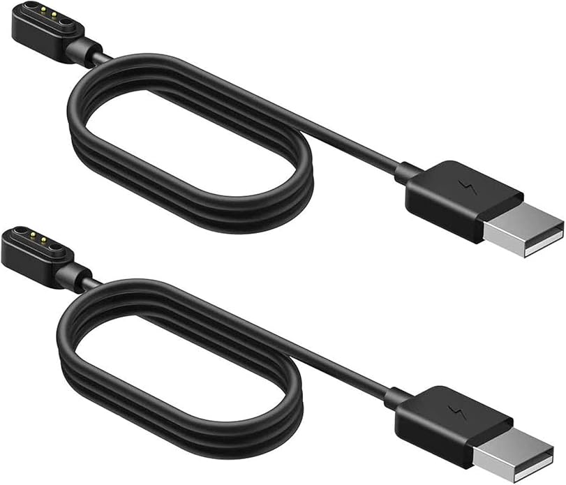 Lamshaw Compatible with TOOBUR IDW16 Smart Watch Charger, Magnetic USB Cable by Lamshaw