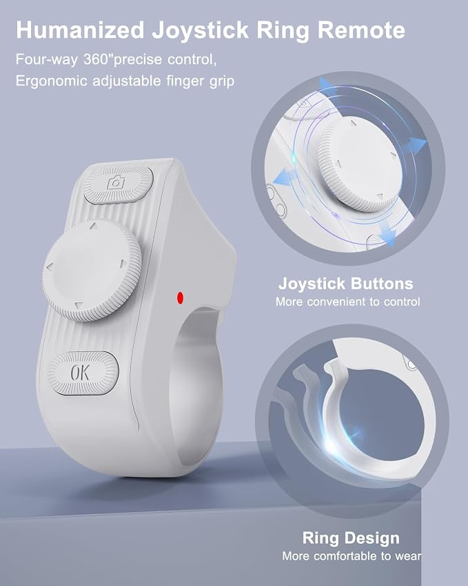 TikTok Scrolling Ring Remote Control, Camera Shutter Remote, Wireless Bluetooth - Image 4