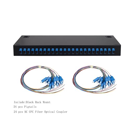 Xunsomten-24 Singlemode 24 Port SC-UPC Rack Mount Enclosure Box & Splice Trays - Image 2