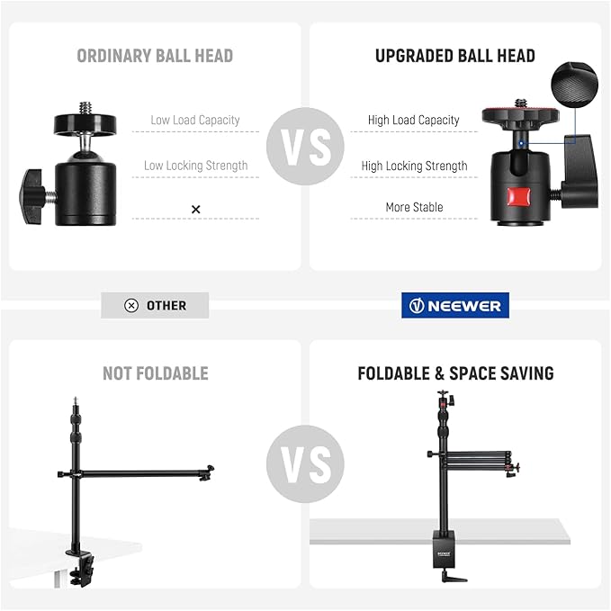 NEEWER Upgraded Overhead Camera Rig - Image 7