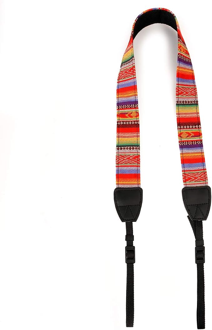 Camera Strap Canvas Rainbow Shoulder Strap - Image 8