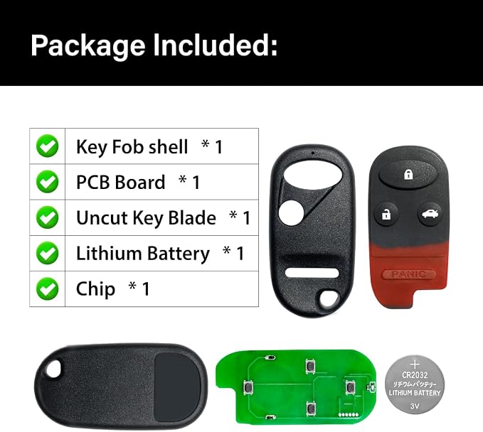 Car Key Fob Remote Keyless Entry Control A269ZUA101 434MHz 3 Button Replacement - Image 6