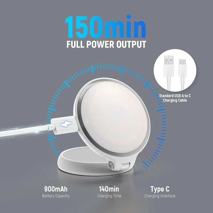 NEEWER Basics Magnetic LED Selfie Light Compatible - Image 5