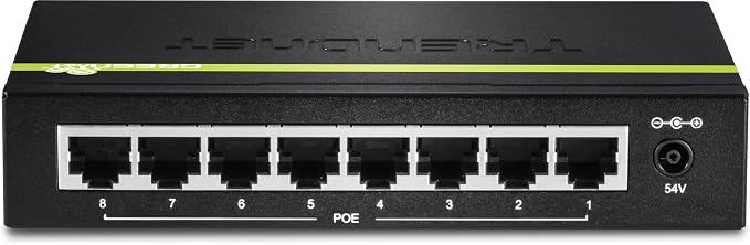 TRENDnet 8-Port Gigabit PoE+ Switch, 8 x Gigabit PoE+ Ports, 123W PoE Power - Image 9
