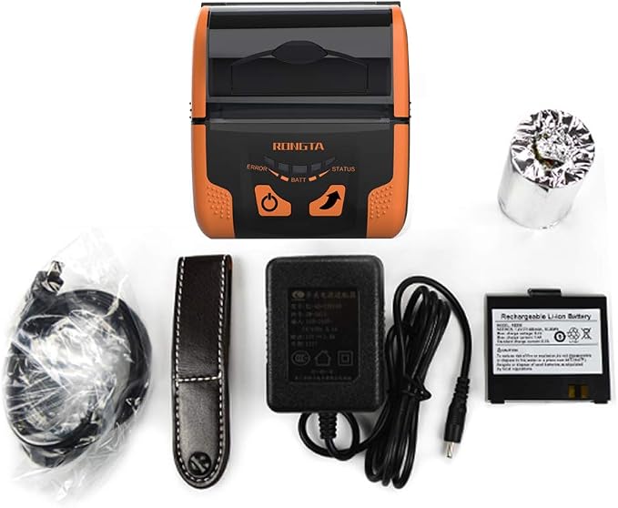 Rongta Portable 80mm POS Printer, Mobile Thermal Receipts Printer, - Image 5