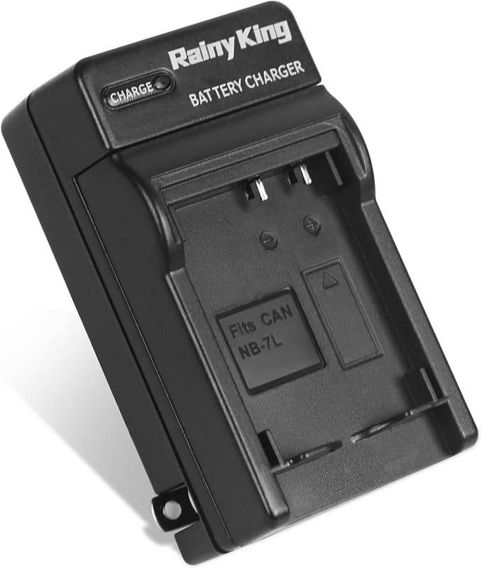NB-7L Battery Charger for Canon PowerShot G10, SX30 by Rainy+King
